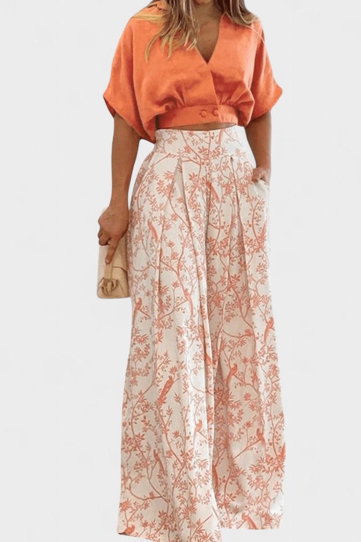 Johanne – Boho set – Orange / S