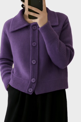 Johanne – Lavender Cardigan – S