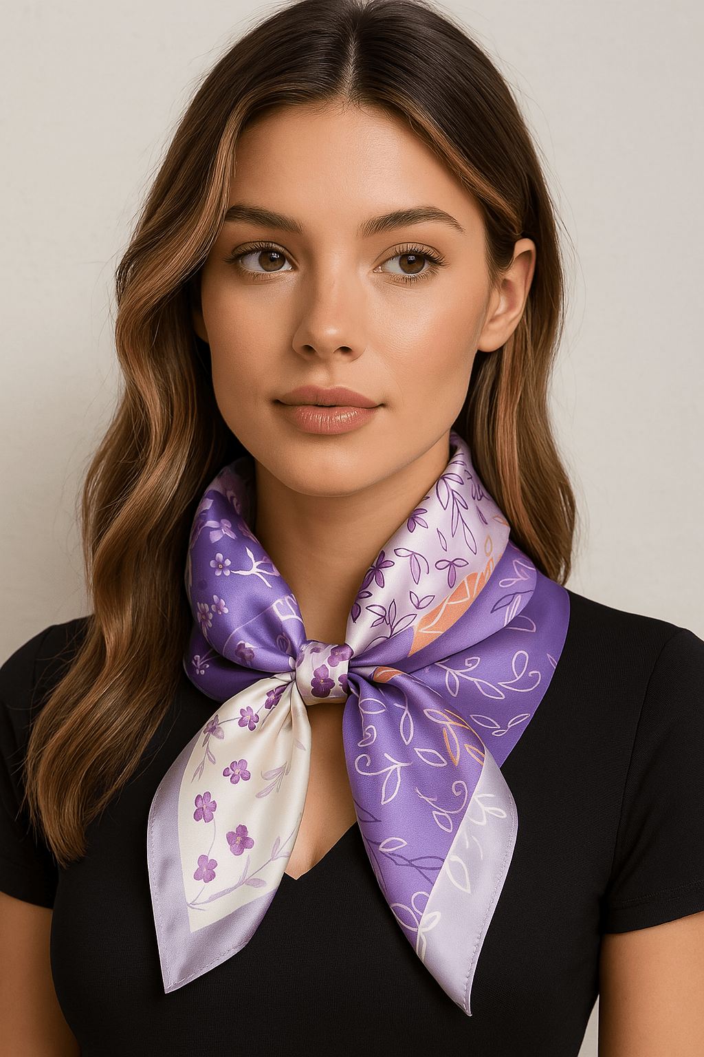 Johanne – Violetta Silk Scarf