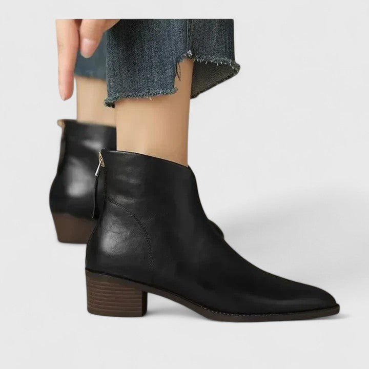 Josefine – Elegant Boots – Dark Brown / 36