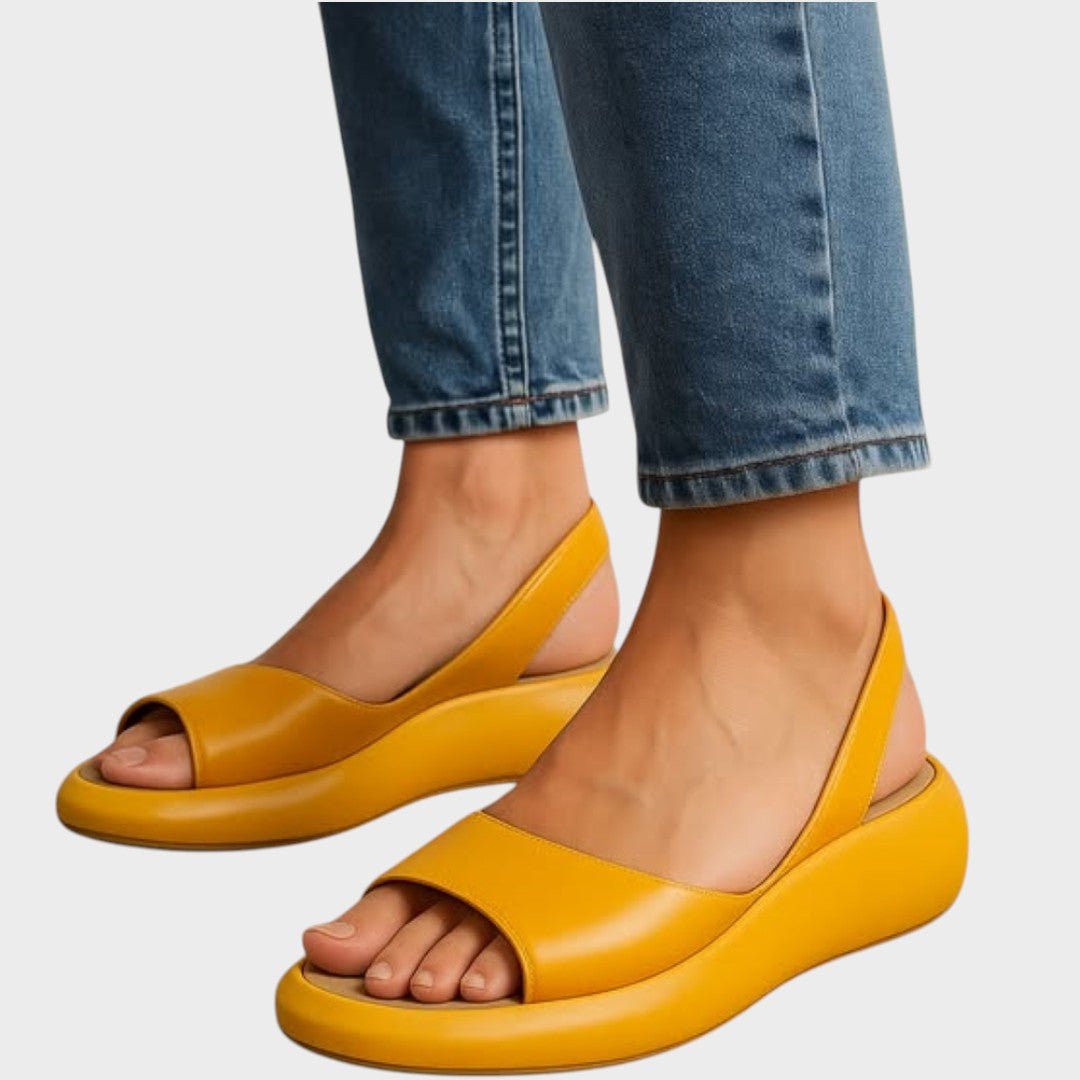 Josefine – Supportive Sandals – Yellow / 36