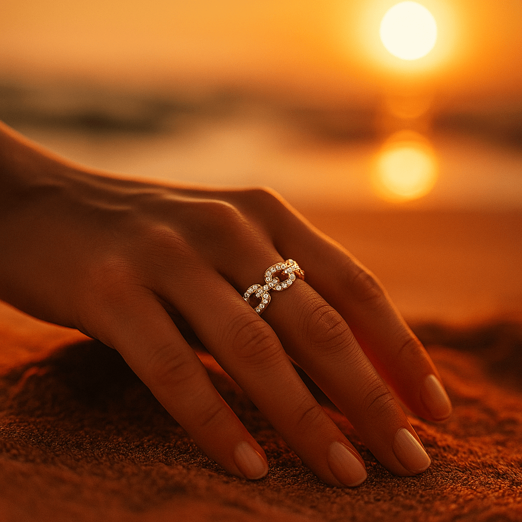 Julie – Zirconia ring – One Size