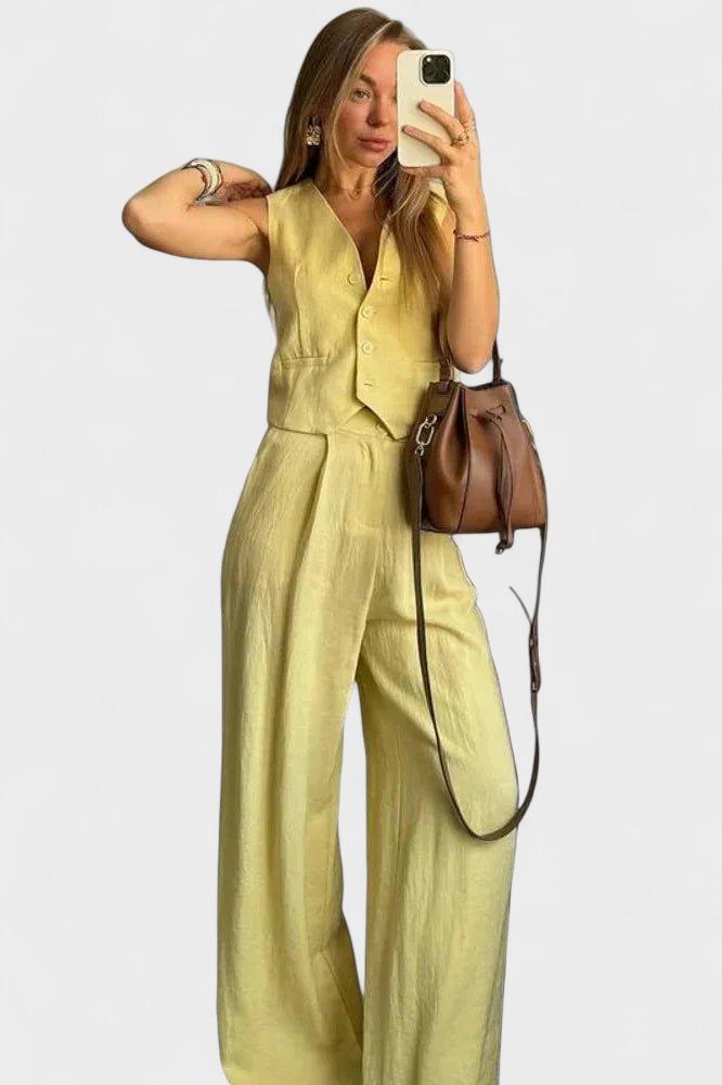 Katrine – Set – Light Yellow / S