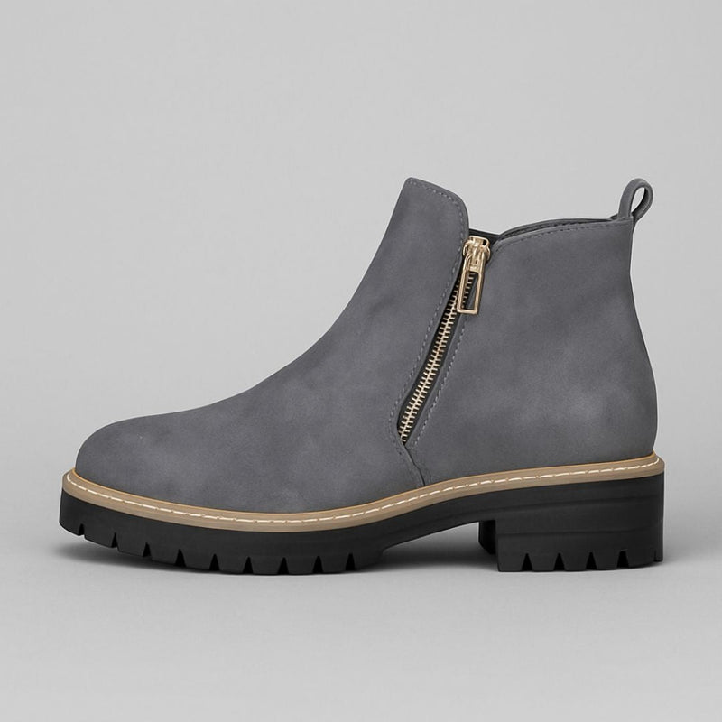 Kirstine – Supportive Boots – Grey / 36