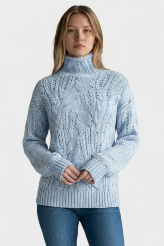 Ksenia – Cable knit – Beige / XS