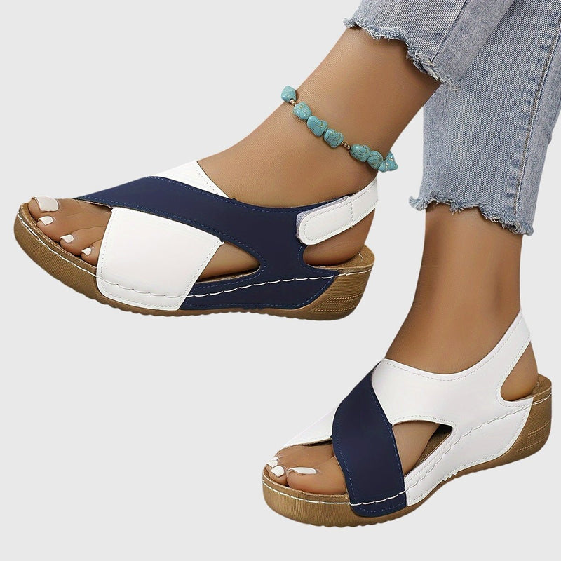 Lærke – Supportive Sandals – Blue / 36
