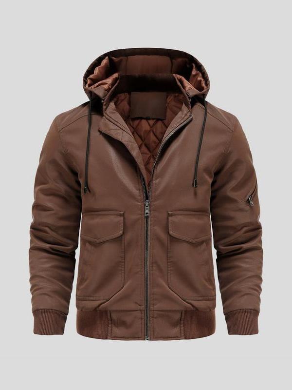Lance – Stylish Hooded Jacket – Black / S