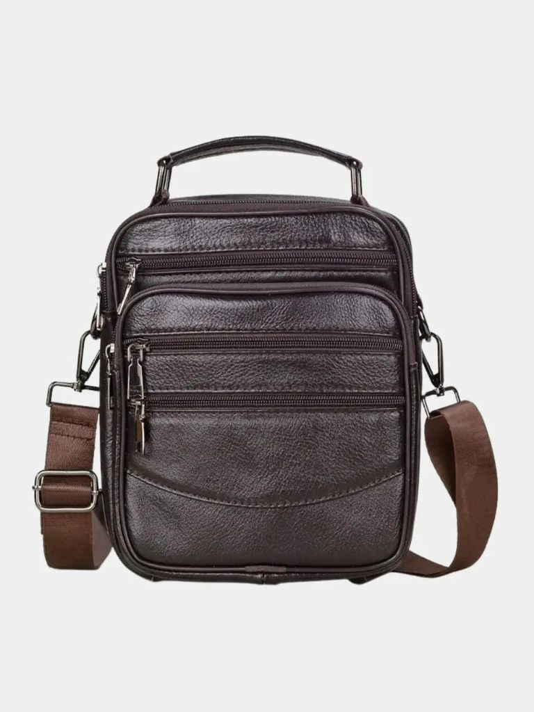 Laurits – Classic Leather Bag – Coffee