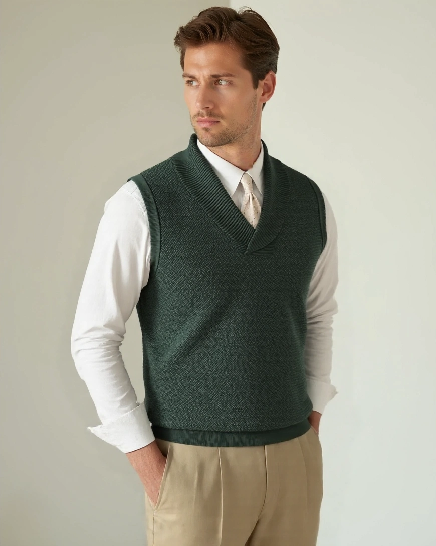Laurits – Tricot Jumper – Green / M