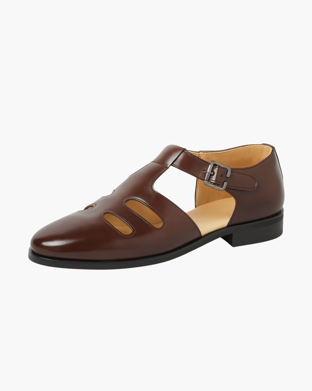 Laviro – Perforated Moccasins – Brown / 38