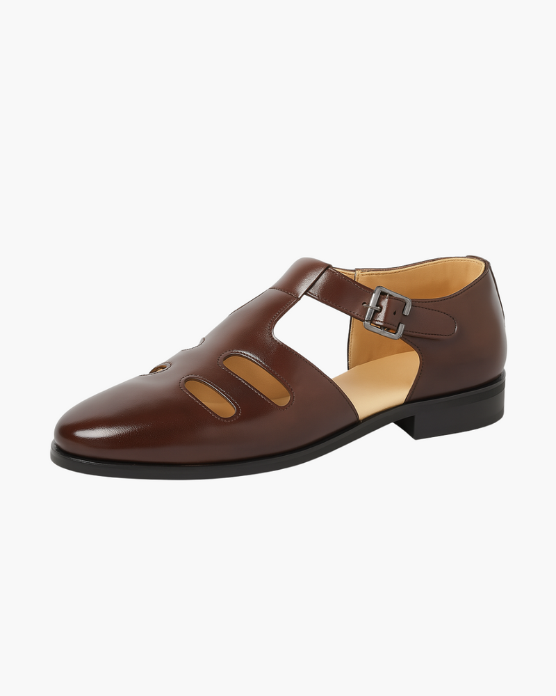 Laviro – Perforated Moccasins – Brown / 38
