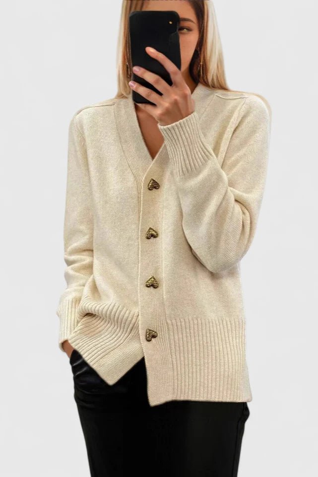 Leila – Cardigan – Pink / S