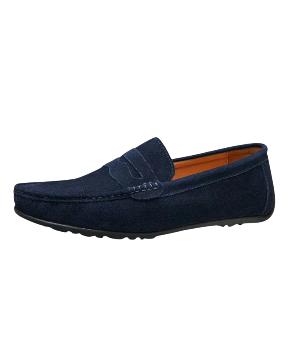 Lorenzo Suede Loafers – Aqua Blue / 38