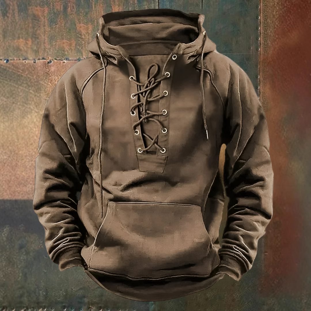Louis – Elegant weatherproof sweatshirt – Khaki / S