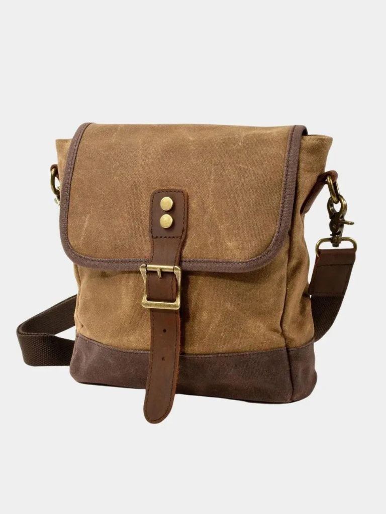 Lukas – Leather Shoulder Bag – Grey