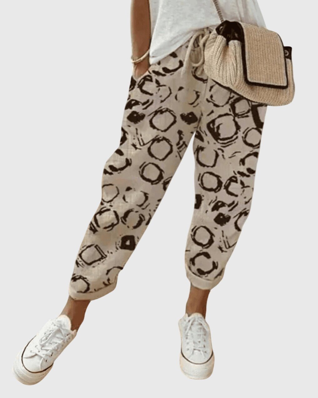 Madeline – Pants – Beige rings / S