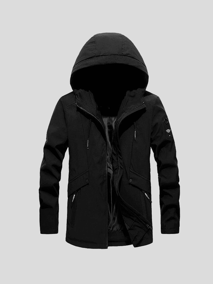 Mads – Comfortable hoodie – Black / S