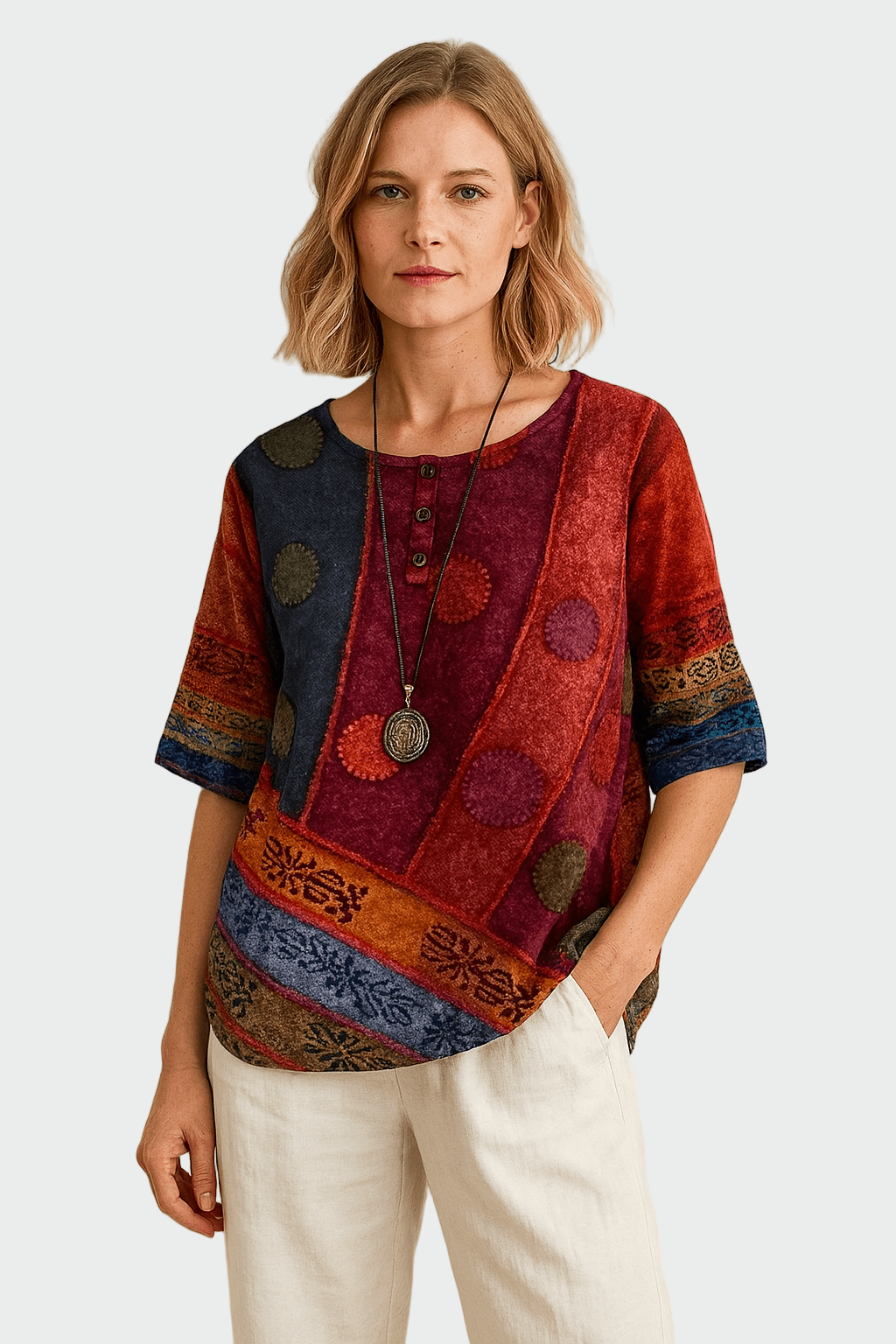 Maja – Soft t-shirt – Red / S