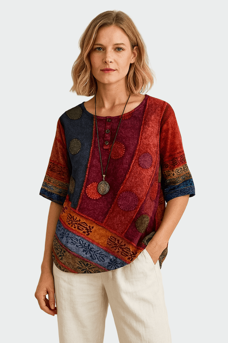 Maja – Soft t-shirt – Red / S