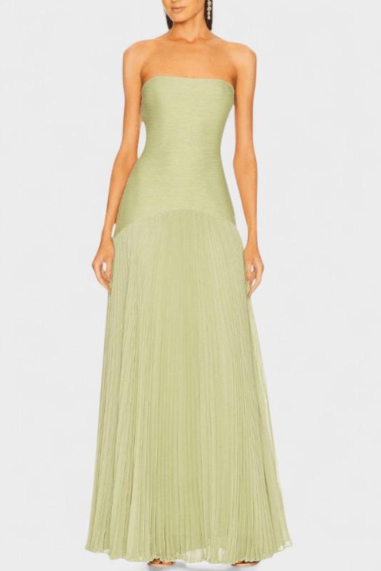 Marie – Deia Maxi Dress – Green / XS