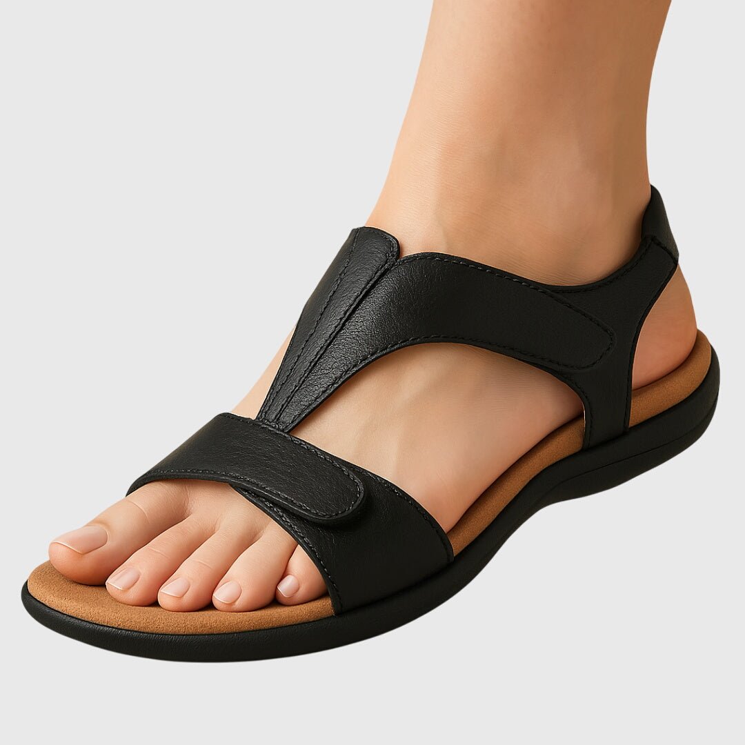 Marie – Supportive Sandals – Black / 35