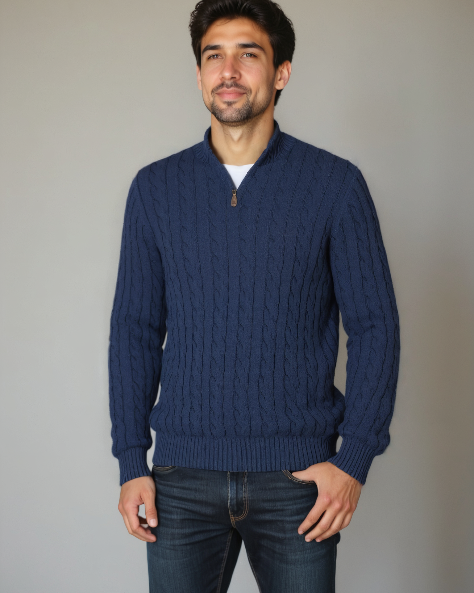 Mark – Essential Jumper – Beige / S