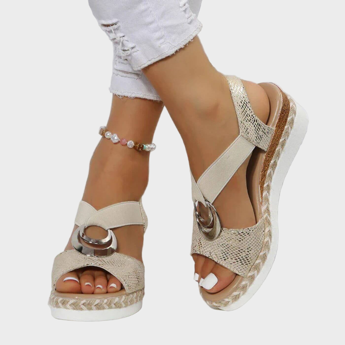 Mathilde – Supportive Sandals – Gold / 36