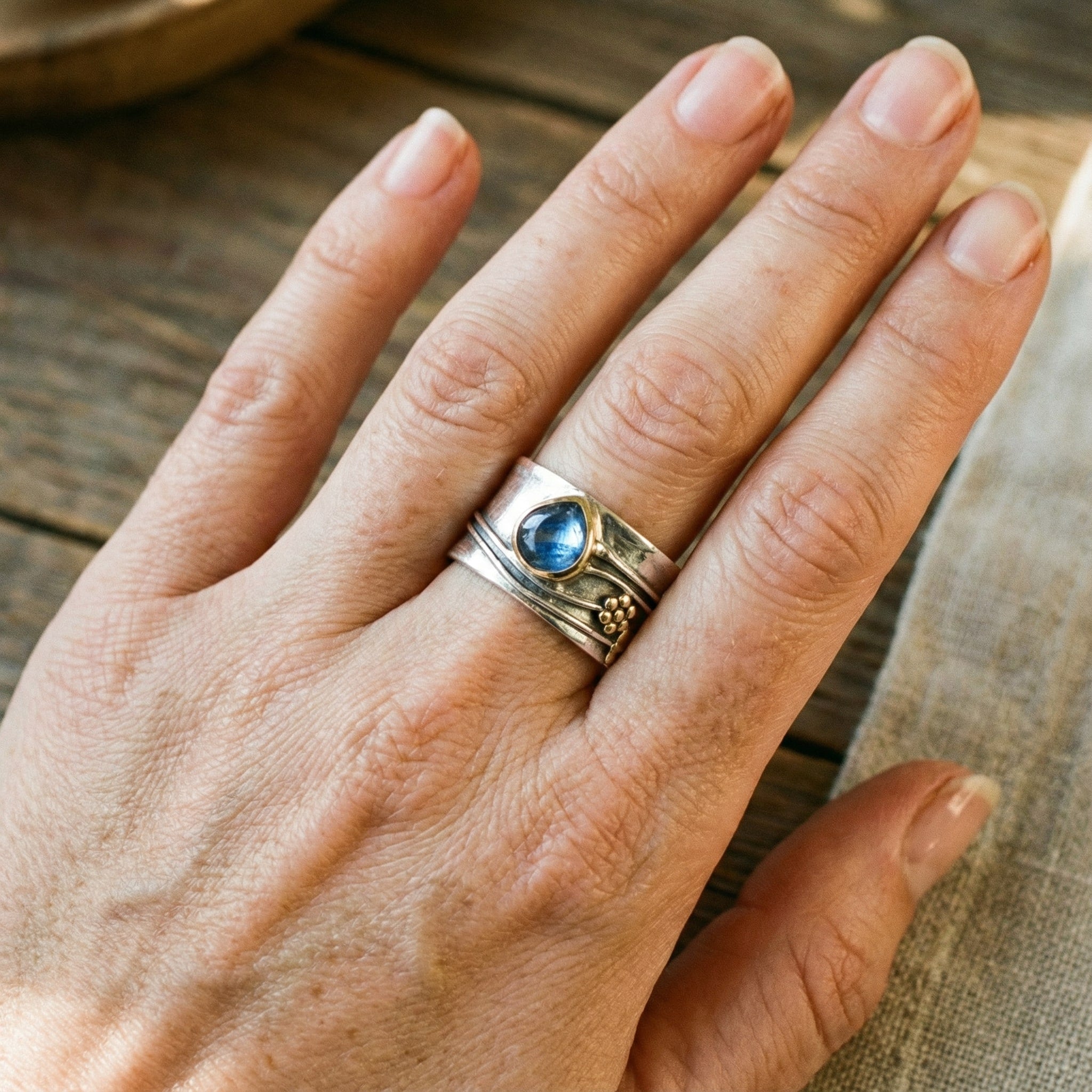 Meditation ring with the Dragon Kamennou – 15