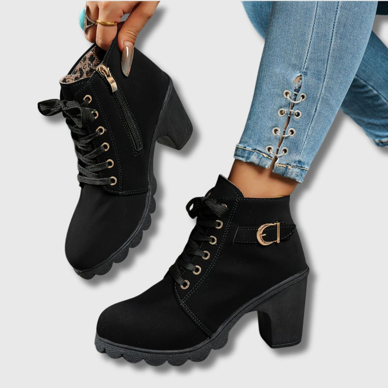 Melina – Ankle Boots – Black / 35
