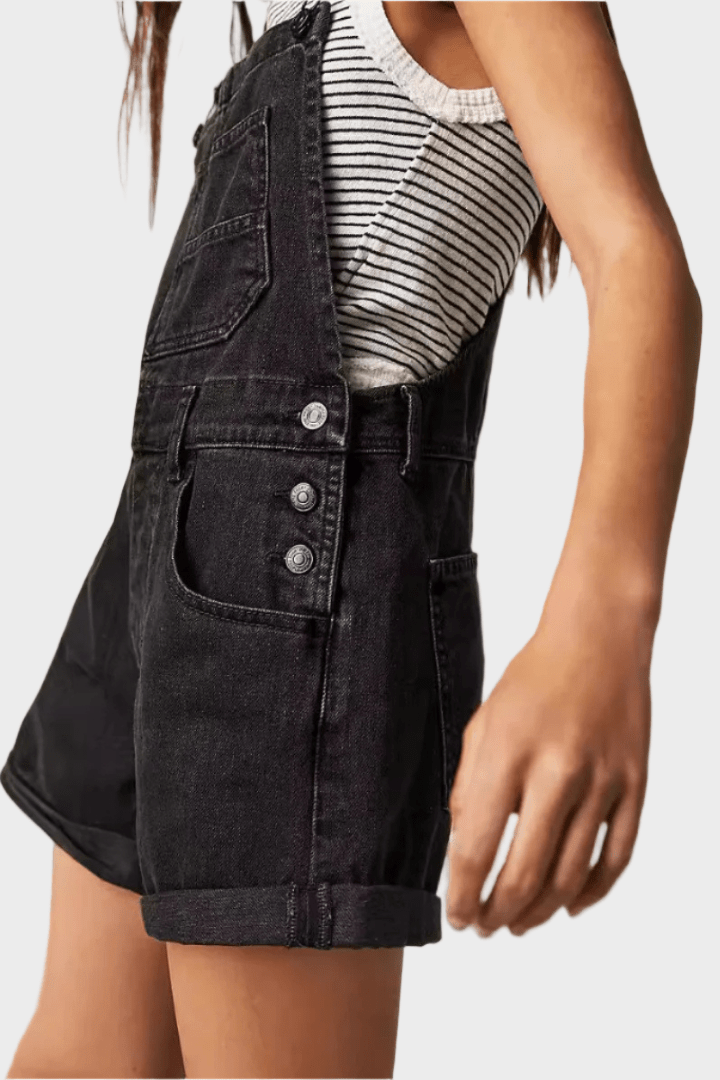 Mette – Black denim – S
