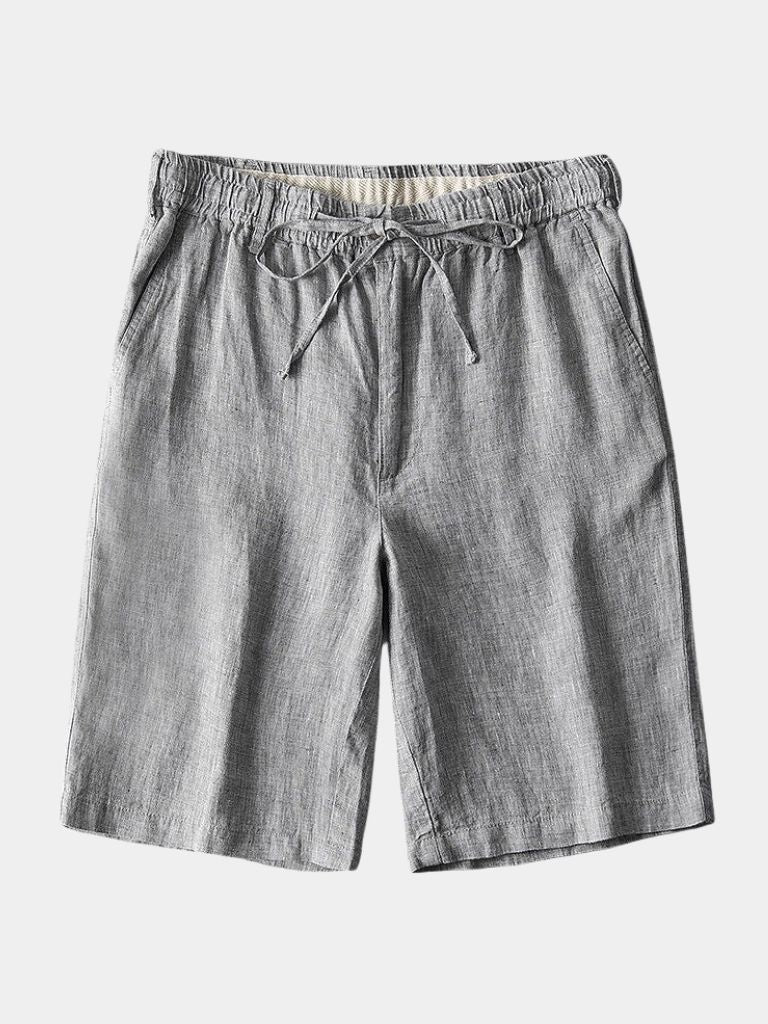 Mikkel – Gray Linen Shorts Mariner – Grey / S