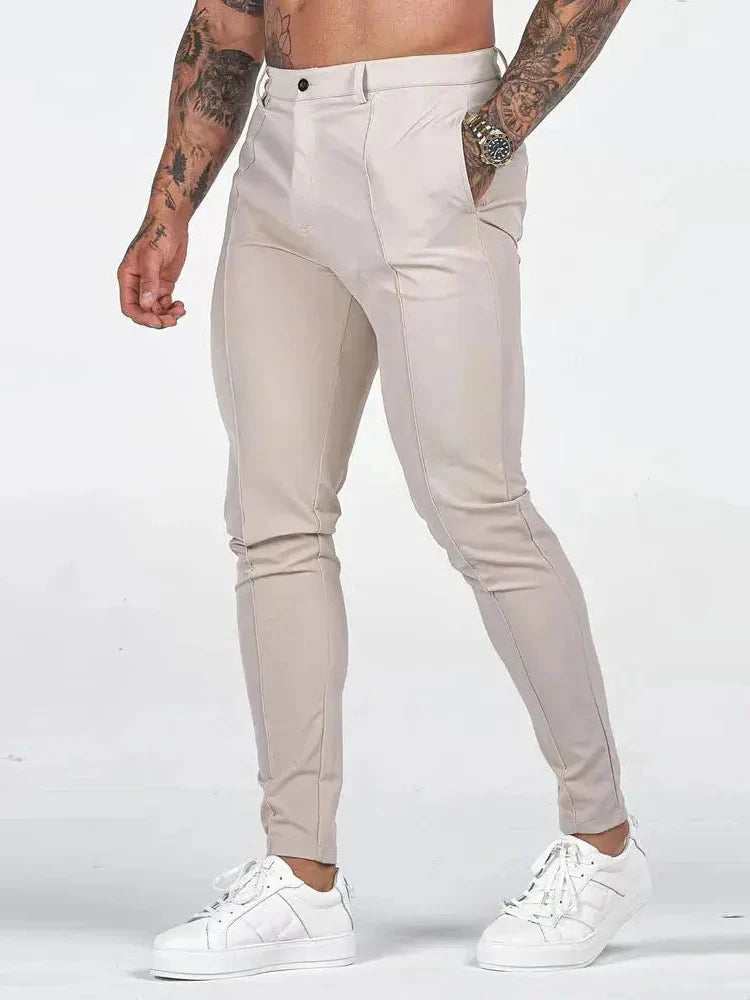 Mikkel – Skinny Pants – Beige / S