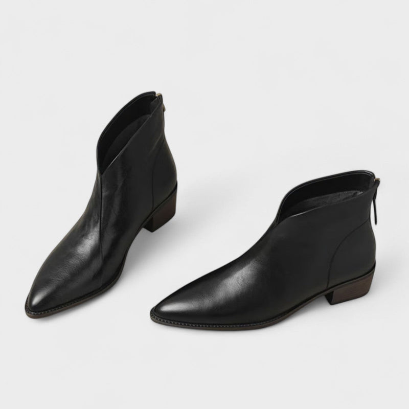 Mille – Luxurious Ankle Boots – Black / 35