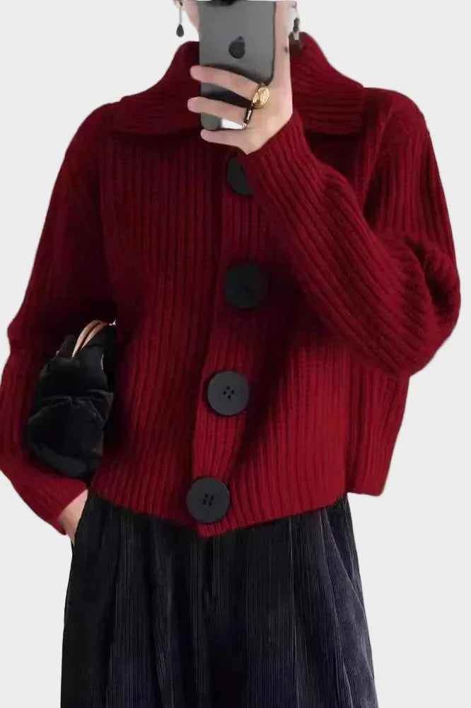 Mille – Red Cardigan – S