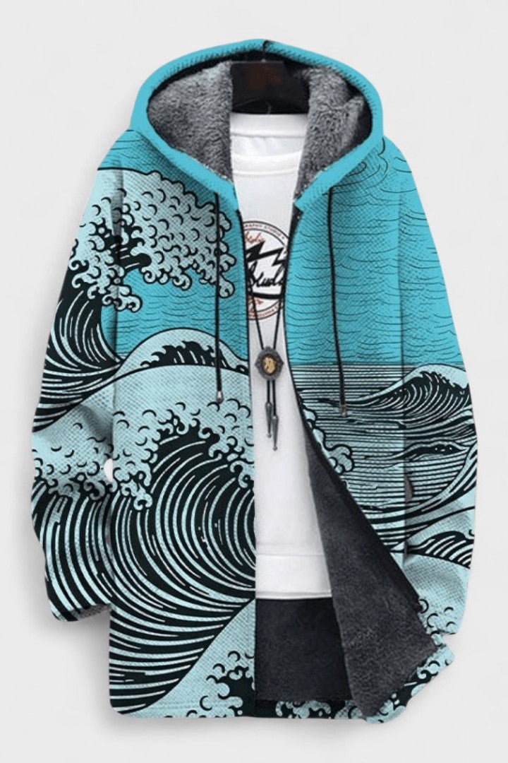 Nikola – Artistic luxury cardigan – Light Blue / S