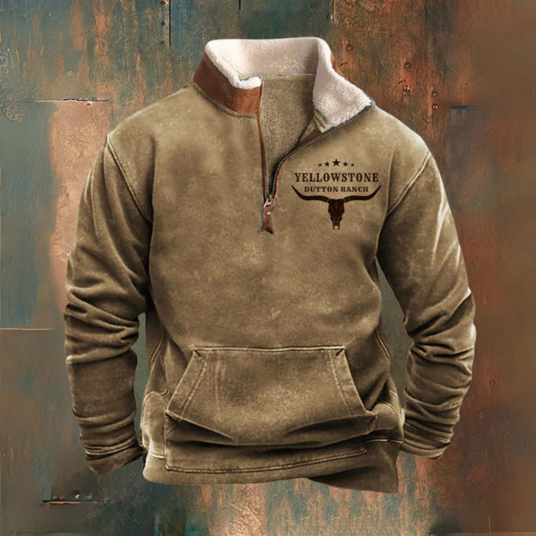 Noam – Comfortable half-zip fleece – S