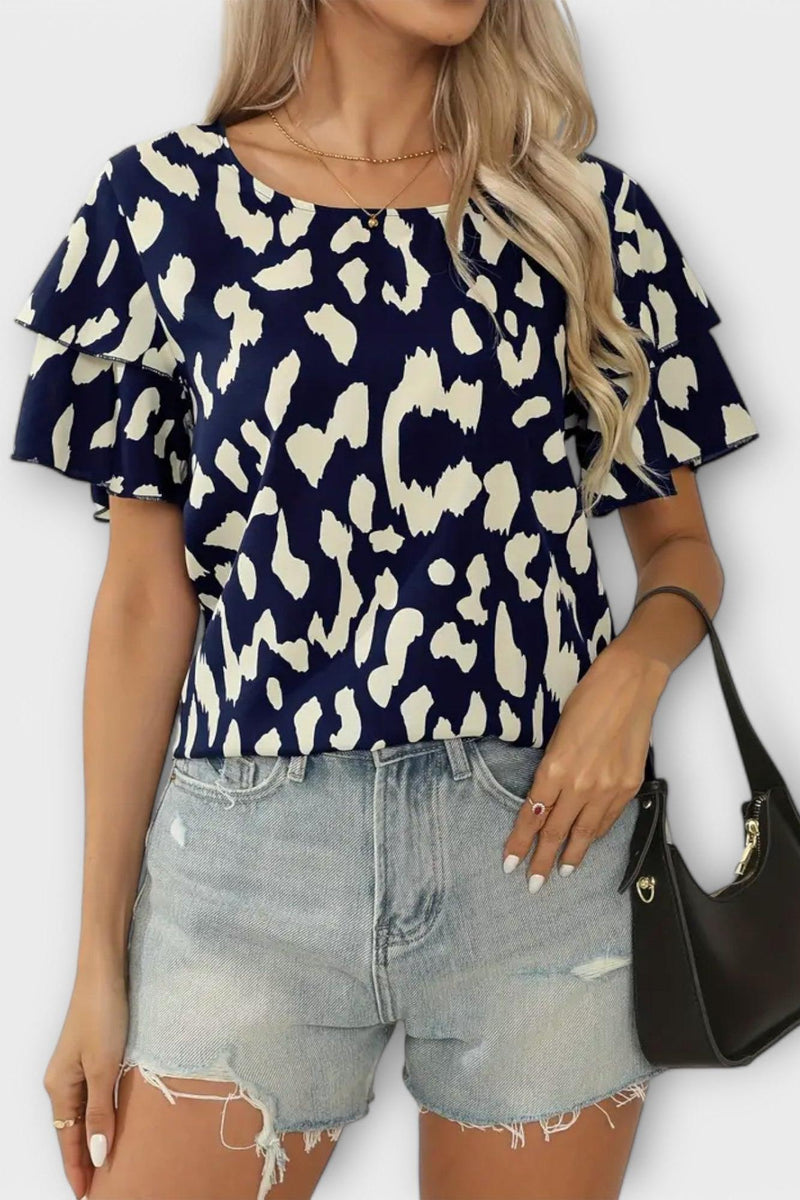 Nora – Leopard top – S