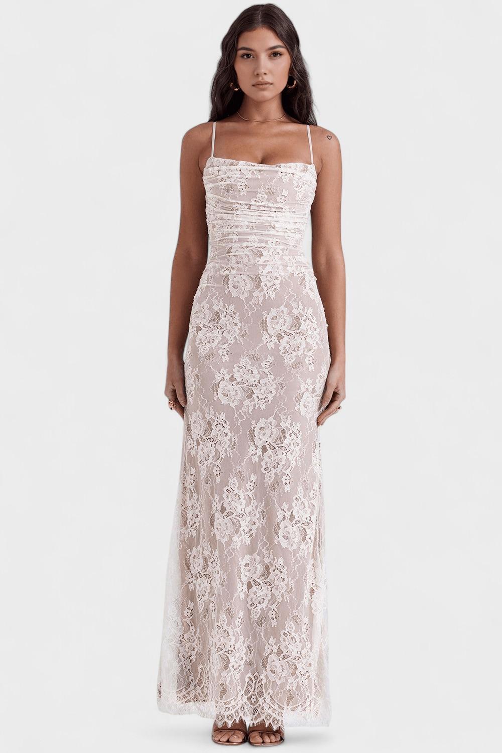 Nora – Maxi dress – White / XS