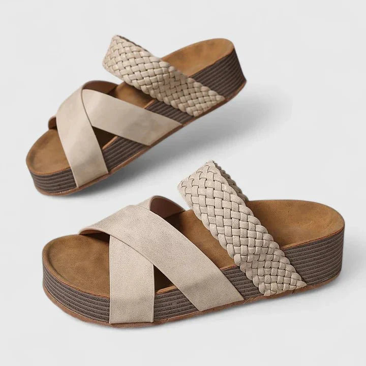 Olivia – Supportive Sandals – Brown / 36