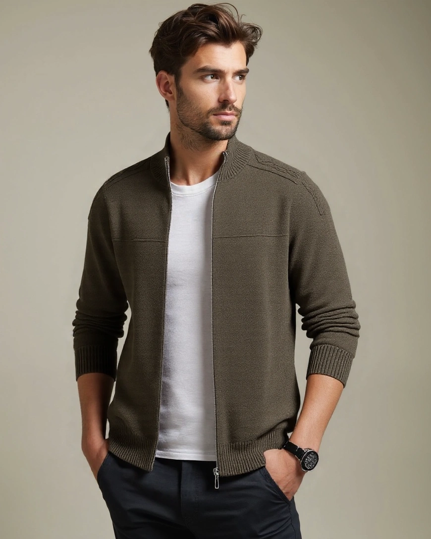 Oscar – High-Neck Jumper – Black / S