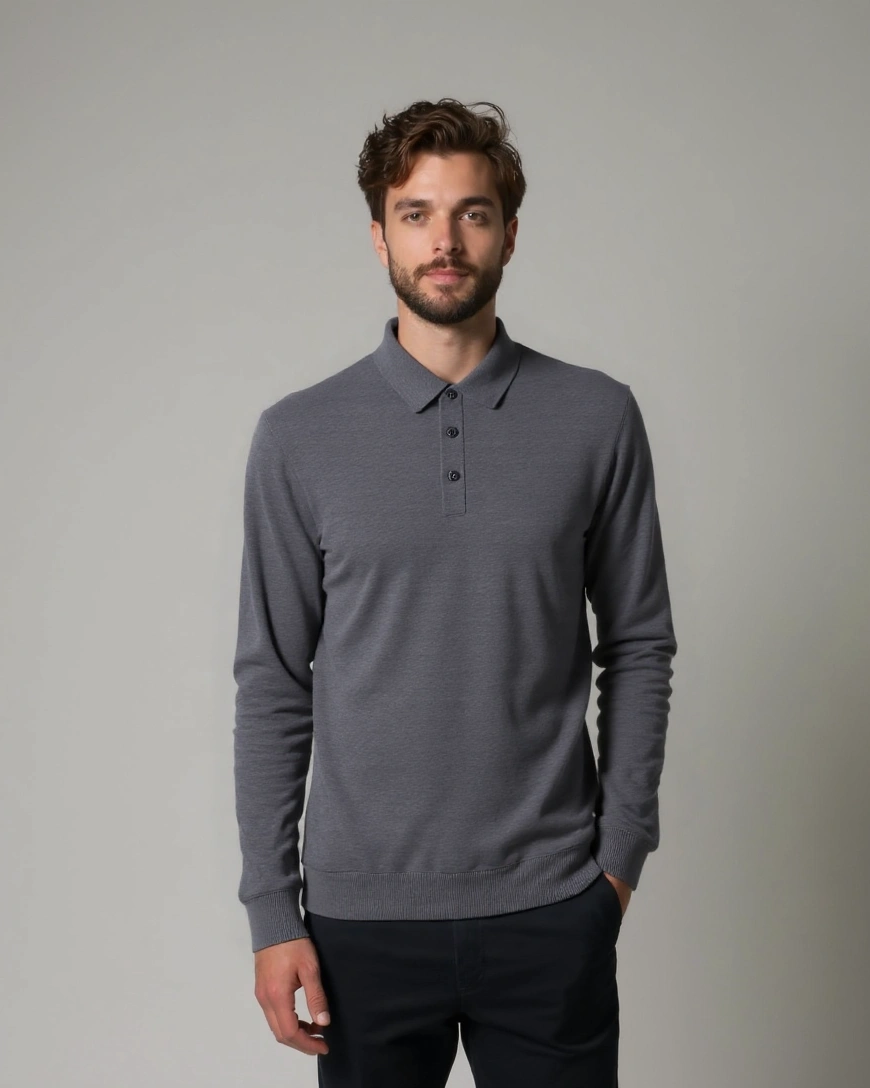 Patrick – Polo T-shirt – Black / S