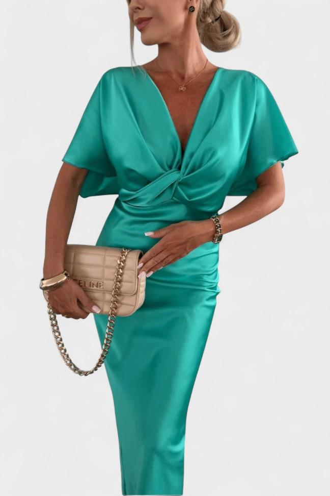 Pernille – Midi dress – Green / S