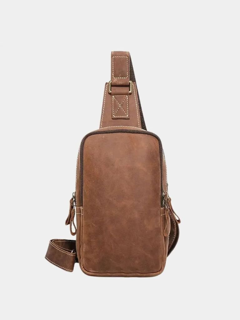 Peter – Vanguard Leather Bag – Coffee