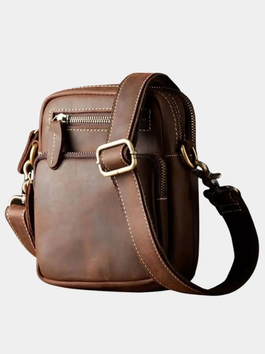 Rene™ – Retro Leather Shoulder Bag