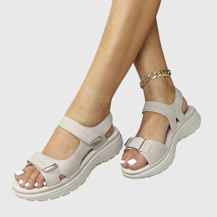 Ronja – Supportive Sandals – Beige / 36
