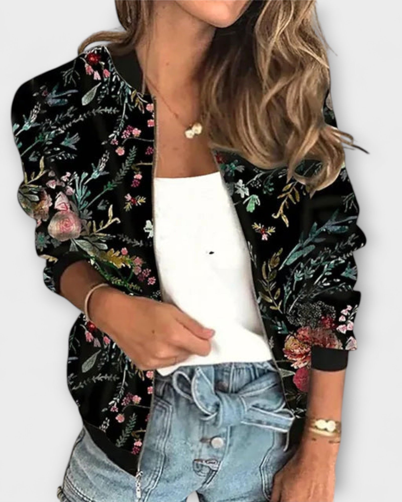 Ronja – Printed down jacket – S