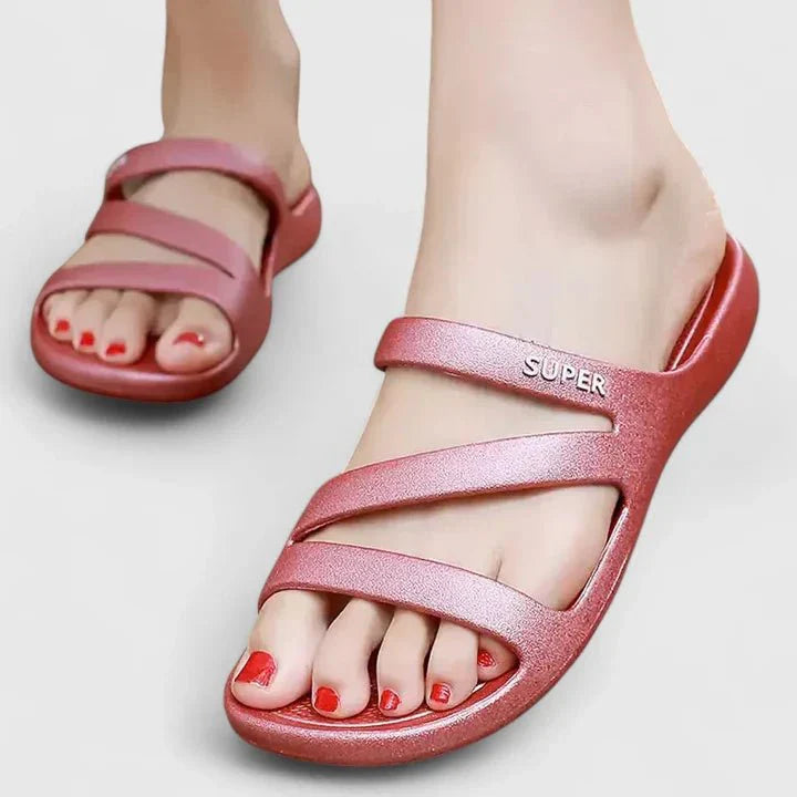 Saga – Supportive Sandals – Black / 36