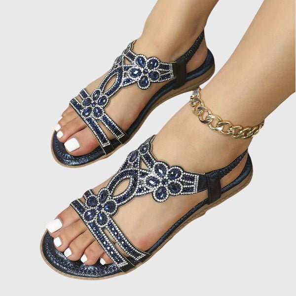 Sara – Supportive Sandals – Blue / 36