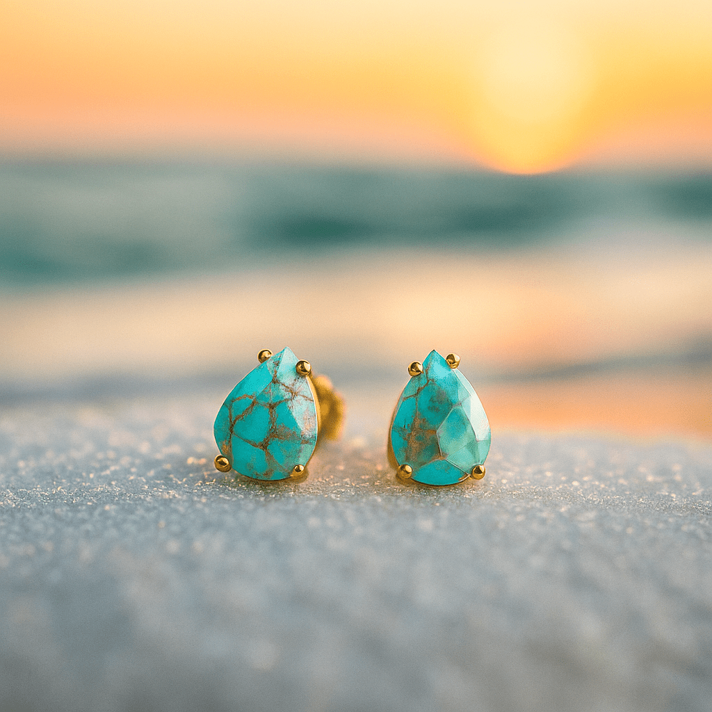 Sara – Turquoise earrings