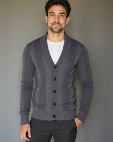 Sebastian – Jumper in Polyester – M / Yellow
